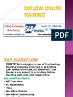 Sap Workflow Online Course - Sap Workflow Online Training - Sap Workflow Classes