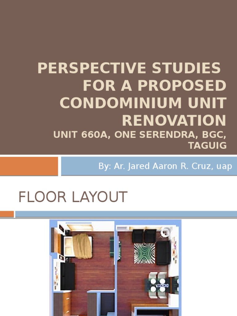 Condo Renovation Perspective Studies | PDF | Science & Mathematics