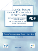 Inclusión Social en Las Economías Regionales