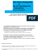 La Relación Entre Etnografía e Ntestigación Educativa