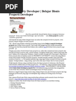 Download eBook Belajar Bisnis Developer Properti by Anton Wartono SN32291503 doc pdf