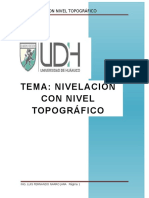 Nivelacion Con Nivel - Topografia