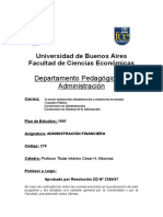 Administracion Financiera - Programa Albornoz