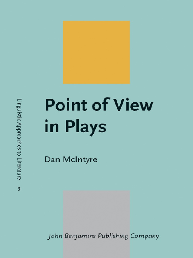 Dan McIntyre) Point of View in Plays A Cognitive PDF Narration Linguistics pic