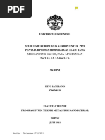 Download Skripsi Studi Laju Korosi Baja Karbon by NadyaZulfani SN322927429 doc pdf