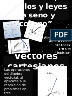 Vectores, Ángulos y Leyes de Seno