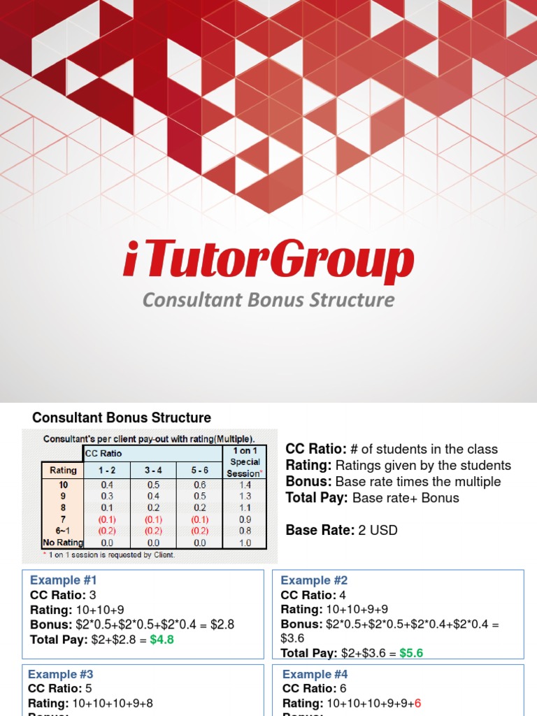 Consultant Bonus Structure Examples | PDF | Career & Growth