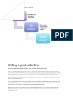 Internship Reflection Journal Guide | PDF