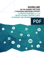 Guideline For Mentor Support To Novice Teachers and SSstaff Macedonia