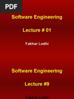 Software Engineering I - CS504 Power Point Slides Lecture 01