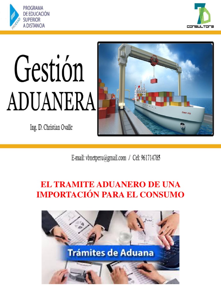 Sesion 9 - Tramite Aduanero de Una Importacion de Consumo | PDF