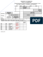 B Eng (Hons) Mechanical Engineering (Minor: Energy Systems) - Year 3 Time Table, Semester 1, Academic Year 2016/2017