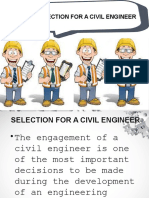 Selection for a Civil Engineer Edited