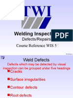 Visual Weld Inspection and Defect Identification Guide