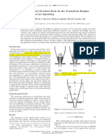 Bed Voidage in Conical Sawdust Beds in the Transition Regime Between Spouting and Jet Spouting