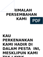 Trimalah Persembahan Kami