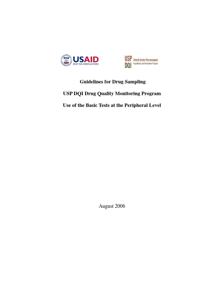 Sampling Guidelines | PDF