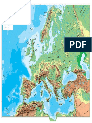 Mapa Fisico Europa