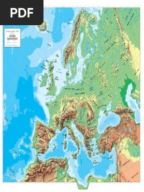 Mapa Fisico Europa