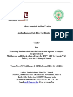 Procuring HardwareSoftware Infrastructure Required To Support The Provision of Iddleware and DRM Other Software For IPTV OTT Services VAS Delivery Over The AP Fibergrid Network