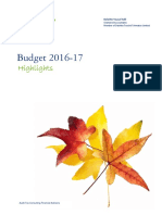 Budget 2016-17 - Highlights