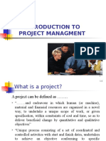 Introduction To Project Management