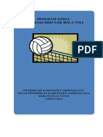 Contoh Program Kerja Ekstrakulikuler Olahraga Bola Volly SMP