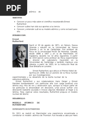 287802180 Modelo Atomico De Rutherford Núcleo Atómico átomos