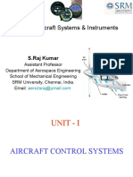 Unit - I Aircraft Control Systems