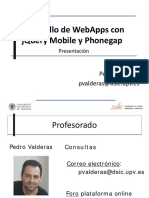Desarrollo de WebApps con jQueryMobile y Phonega