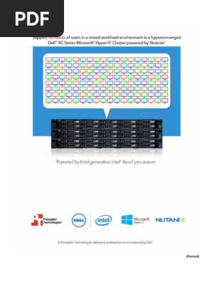 Dell Xc Series Appliances Reference Architecture For Microsoft Hyper V Cluster Hyper V Data Center