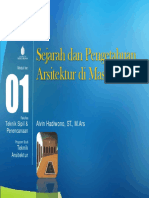 MODUL 1 (ppt) - Sejarah & Pengetahuan Ars di Masa Lampau - MK. Sejarah Arsitektur by Alvin Hadiwono.pdf