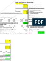 Red-E-Set: Cost Justification Worksheet