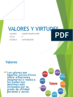 Valores y Virtudes Diapositivas