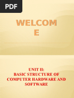 Basic Structure of Computer Hardware and Software