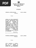 Emilio A. Gonzales III v. Office of The President, Etc., Et Al GR 196231 & Wendell Bareras-Sulit v. Atty. Paquito N. Ochoa, JR., Et Al. GR 196232