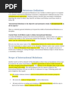 Download Notes of International relations for CSS by Abdul Haadi Butt SN322982091 doc pdf