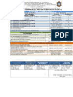 Calendario Académico Periodo II - 2016-1-2