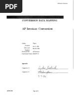 AP Invoices Conversion