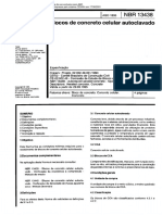 Abnt - NBR 13438 - 1995 - Blocos de Concreto Celular Autoclavado PDF