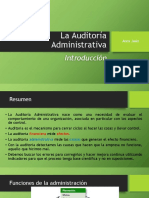 1 Introducción Auditoría Administrativa