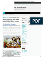 Cara Bermain Harvest Moon_ Back to Nature Di Android (Bahasa Indonesia) - Game Solution