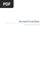 Introdução ao Microsoft Small Basic | PDF | Basic | Programa de computador