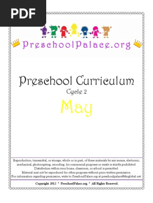 May - Preschool Curriculum