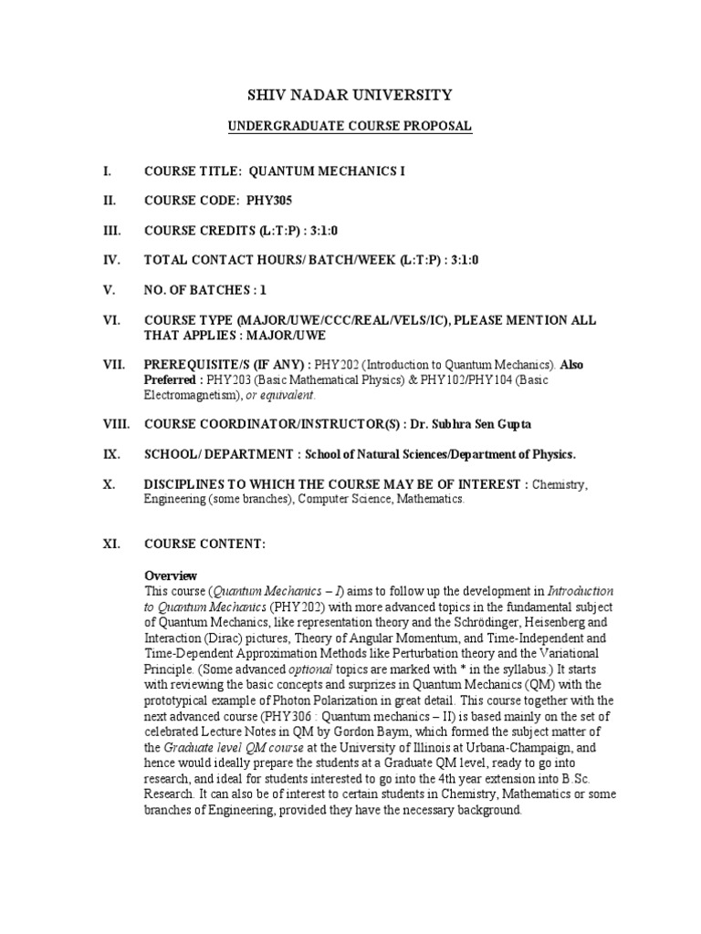 Introductory physics course picture