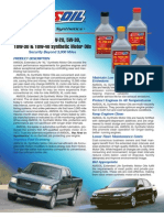 XL Motor Oils Data Bulletin