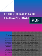 Teoria Estructuralista de La Administracion Capitulo 11