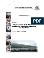 ExpedienteMejoramiento de la Situación Productiva del Sector Alpaquero de Apurimac Tecnico Fibra Alp