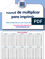 02 Matematicas Tablas de Multiplicar para Imprimir