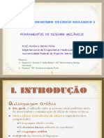 Desenho técnico mecânico: fundamentos e projeções ortográficas